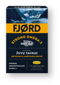Fjord Strong Omega 3 80 kapsulių